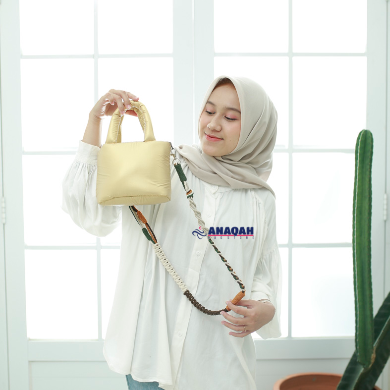 Puffy Bag Tas Selepang Wanita Handbag Wanita Puffy Bag Polos