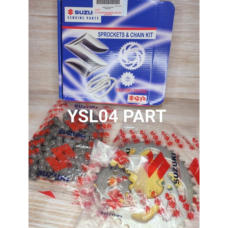 GEAR SET KOMPLIT SUZUKI SMASH 110 OLD SMASH NEW SHOGUN 110 SHOGUN 125 ORI SGP