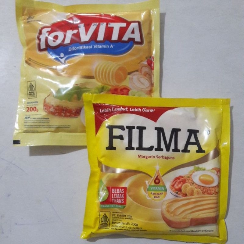 

Forvita Filma Margarine Mentega 200g