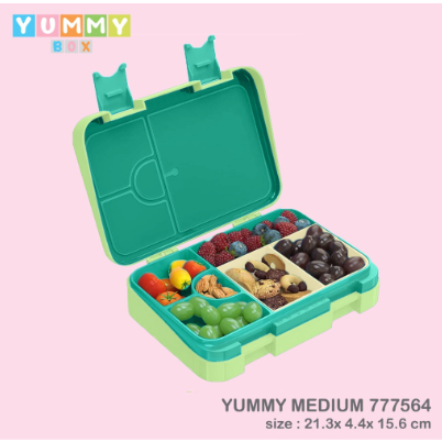 YUMMY BOX MEDIUM BENTO PP PLASTIC 777564