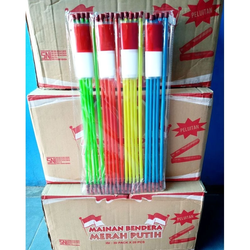 Bendera Pluit Bendera Plastik Peluit isi 5 pcs