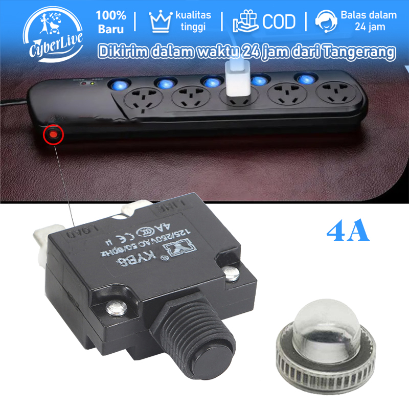 Overload Switch Protector 4A Overload Pompa Air Submersible Ukuran 4 Ampere