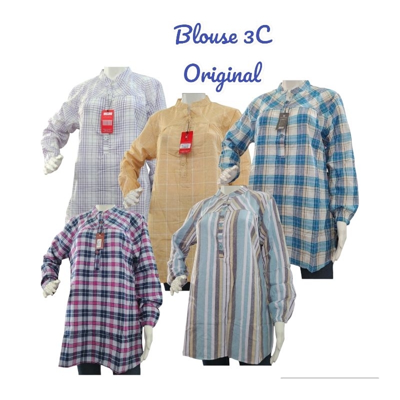 Blouse wanita 3C/Tunik wanita 3C original boutique