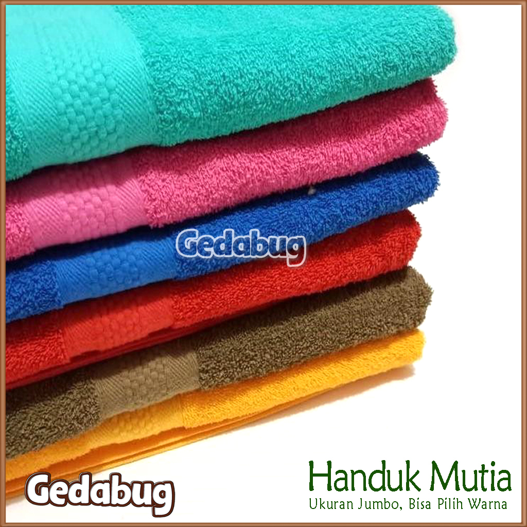 Handuk Mandi Dewasa MUTIA 140 X 70 / Handuk Mandi Jumbo - Gedabug