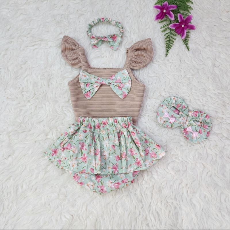 Set Rok Jumper Pita *flower* babygirl