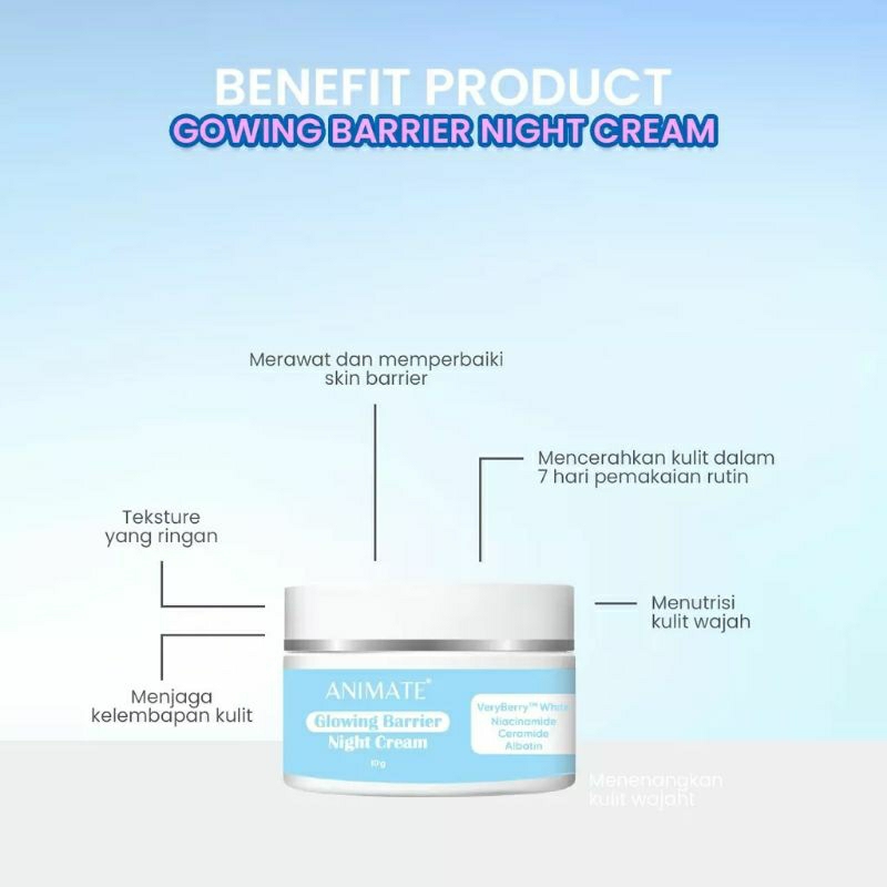 ANIMATE Glowing Barrier Skin Repair Series - Pelembab Wajah