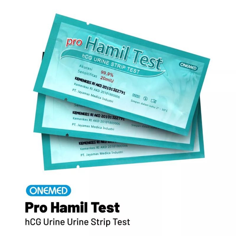 1 BUAH TESPEK PRO HAMIL TEST / TES KEHAMILAN PRO ONE MED/Tes Hamil Pro Hamil Test Onemed Pcs