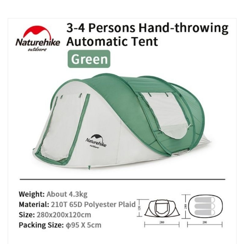TENDA POP UP AUTOMATIC NATUREHIKE CNH22ZP006 []
