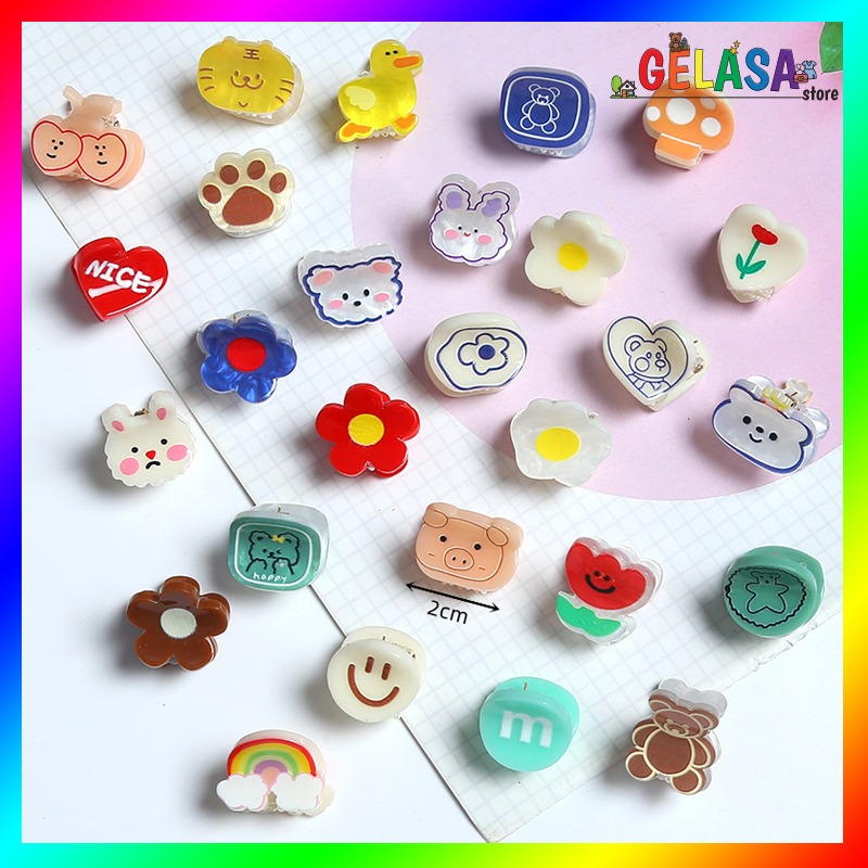 GELASA Jepit Rambut Mini Lucu Korea HairPin