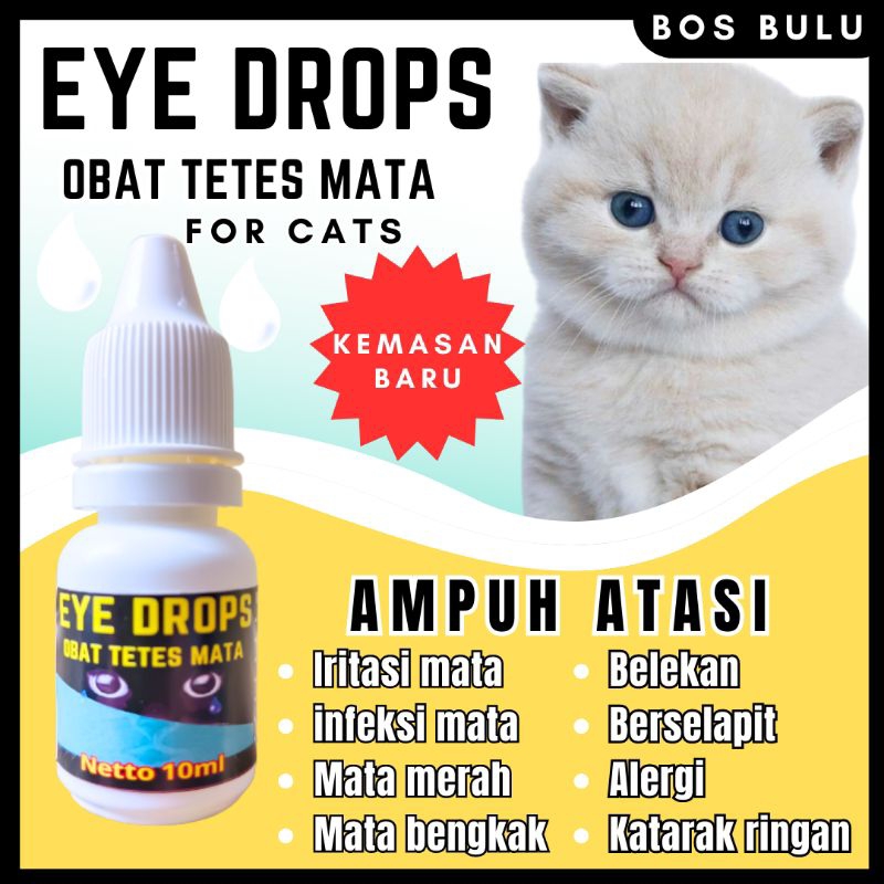 eye drops obat tetes mata infeksi alergi merah iritasi selaput kucing 10ml