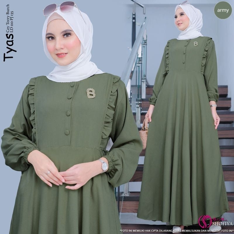 &quot;New ANABIA, PURNAMA&quot;,TYAS, SANDRA,SHITA &quot;Midi Dress Wanita Muslim by Ori Shofiya