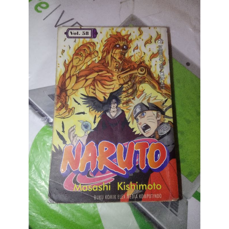 Komik Naruto 58 bekas