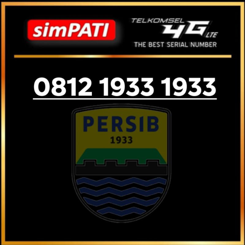 simpati nomor cantik telkomsel ekor tahun bola persib 1933