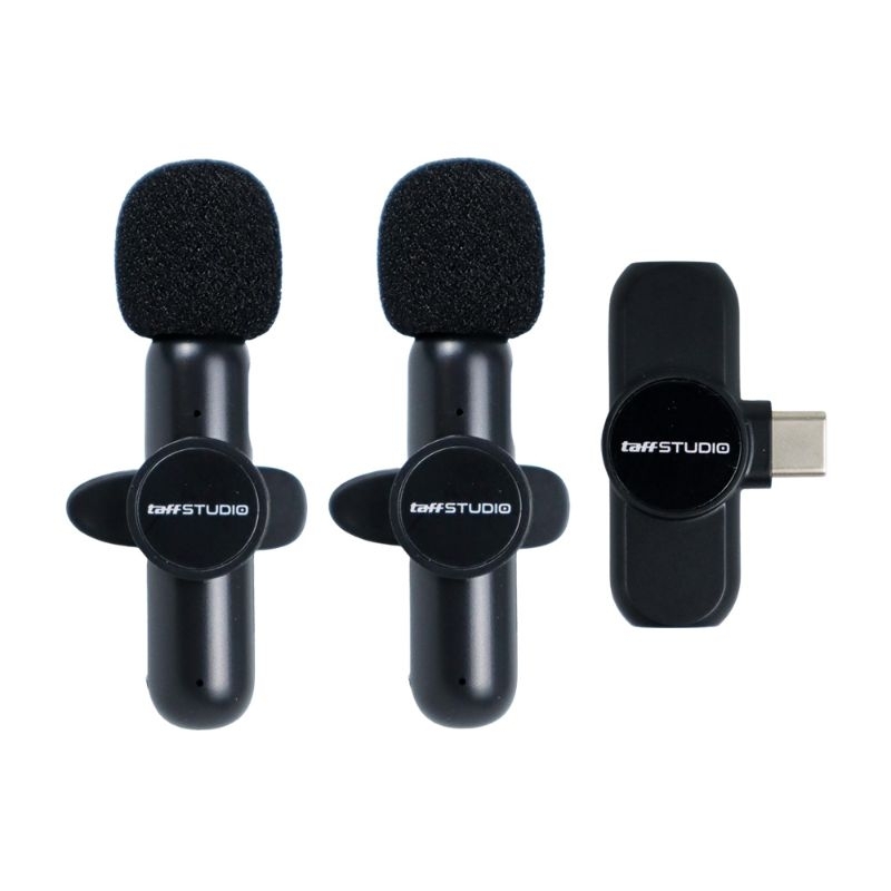 mic wireless lavalier type c 2 microphone