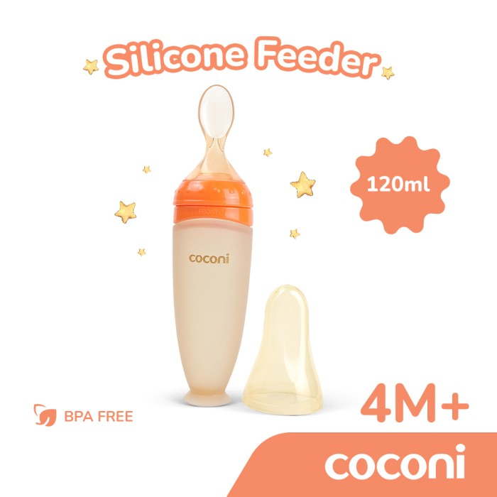 Coconi Silicone Baby Feeder Spoon | Sendok Botol Makan Bayi MPASI