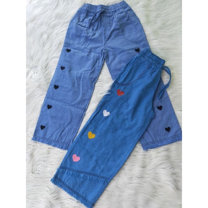 joger  jeans anak 7-9 tahun celana anak perempuan kulot anak