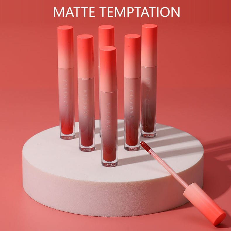 LAMEILA 1040 LIP GLAZE LIQUID LIPSTICK MATTE WATERPROOF LAMEIBEAUTY