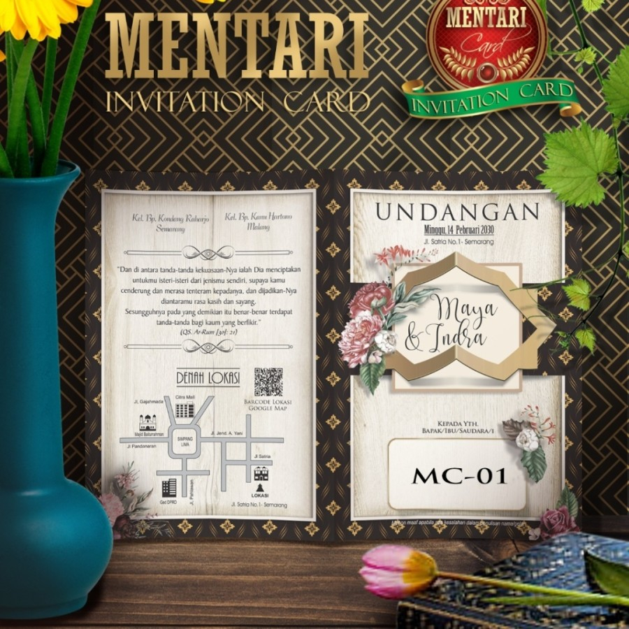 

Undangan Pernikahan Mentari MC 01 - 04