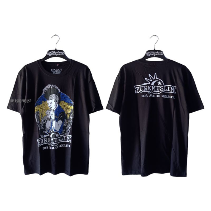 Kaos Punk Muslim / Kaos Pria / Kaos Distro / T-shirt Punk