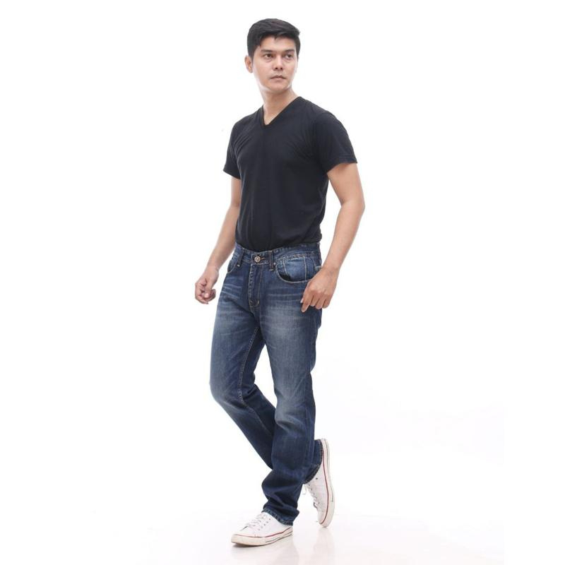 Louis Martine Pria Original Celana Jeans Size 28-38 Asli 100% Premium Standar Panjang Model Terbaru 2023