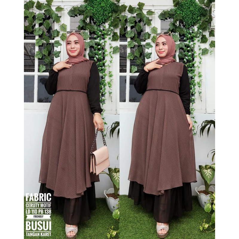 GAMIS CERUTY MOTIP SALUR DUA LAYER//GAMIS CERUTY MOTIP SALUR