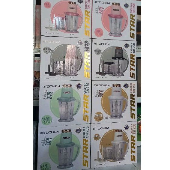 MITO Mitochiba CH 250 Magic Food Chopper Processor 2 Liter 0.7 Liter Mito CH 250 CH200 CH-200 stok 2023 baru