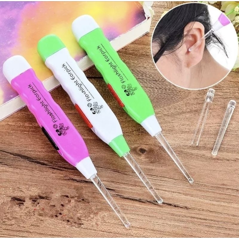 korek kuping telinga LED pembersih telinga led