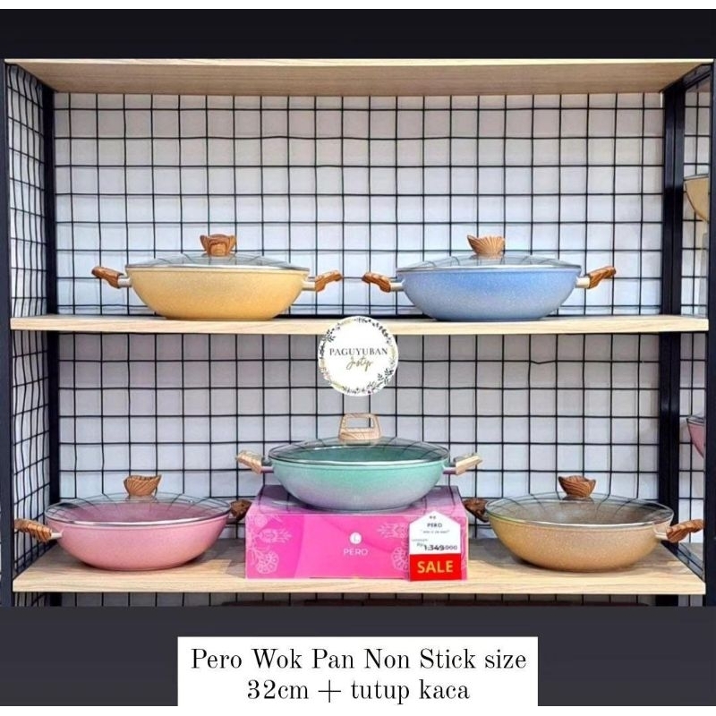 Wokpan pero 32cm dengan tutup