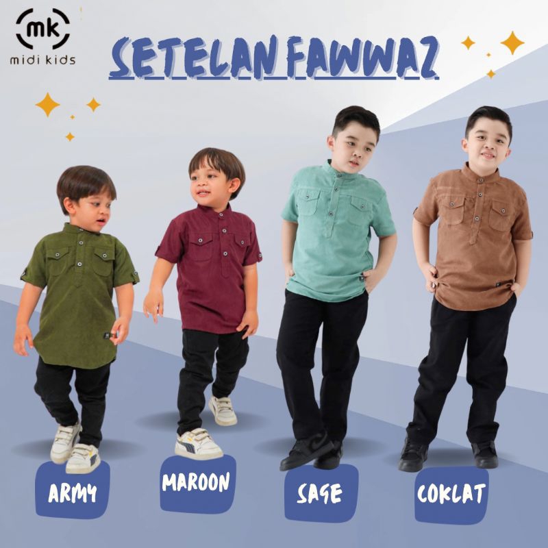 Set Anak Cowok Setelan Fawwaz by Midikids