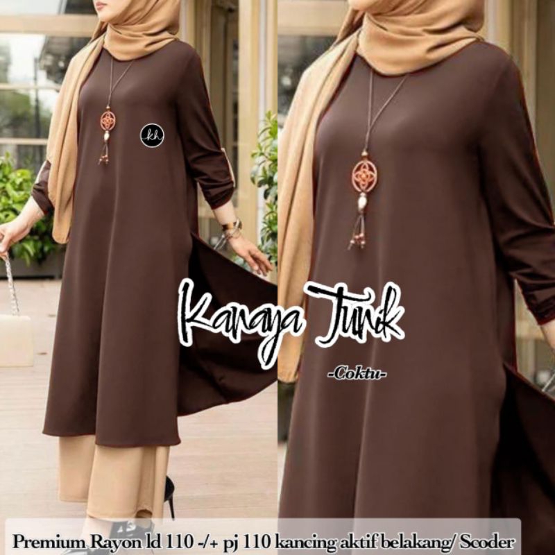 KANAYA LONG TUNIK TERBARU BY KHASMA