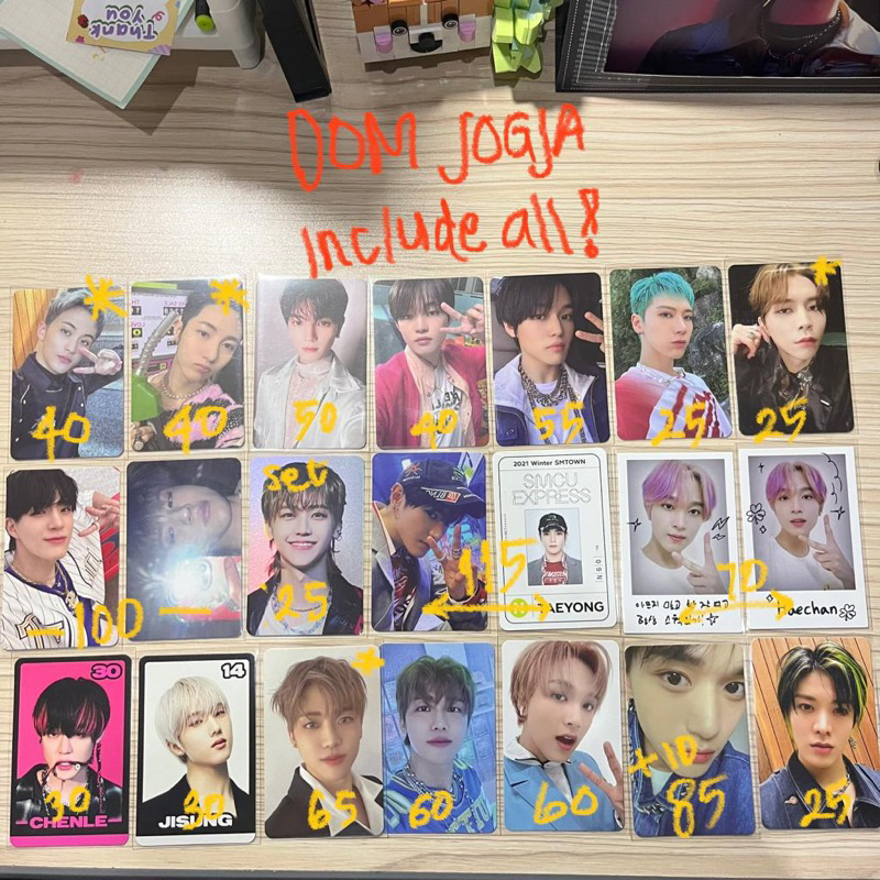 photocard official PC NCT mark renjun scratch glitch mode taeyong pb photobook chenle jewel universe