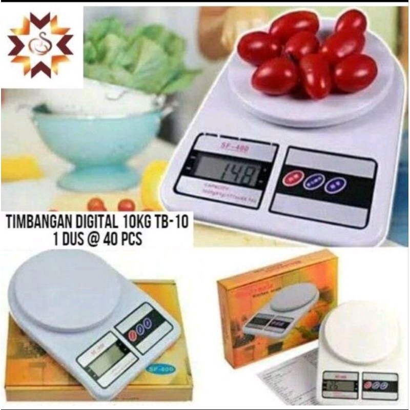 Timbangan Kue Dapur Digital SF400 SF 400 KITCHEN SCALE SF-400 Bonus Baterai