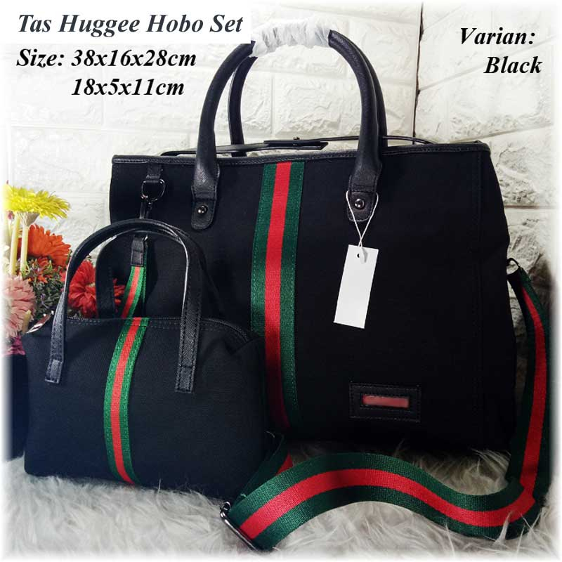 Tas Huggee Hobo Set (Muat Laptop 14 inch)