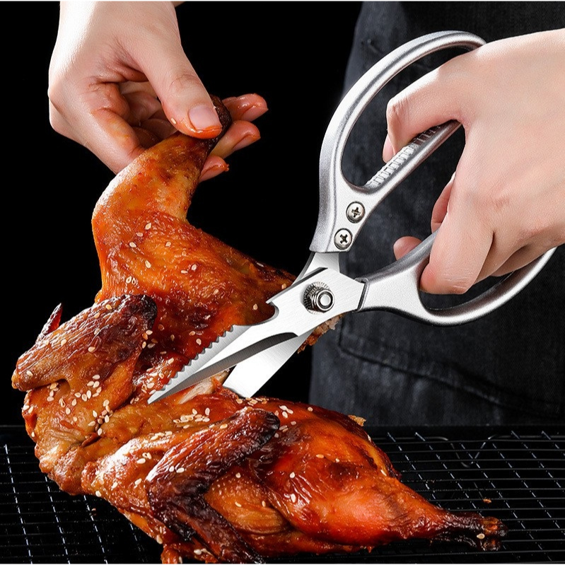 ORI Gunting Daging MULTIFUNGSIH 4 IN 1 GUNTING Dapur Stainless Steel FULL METAL TEKNOLOGI JEPANG