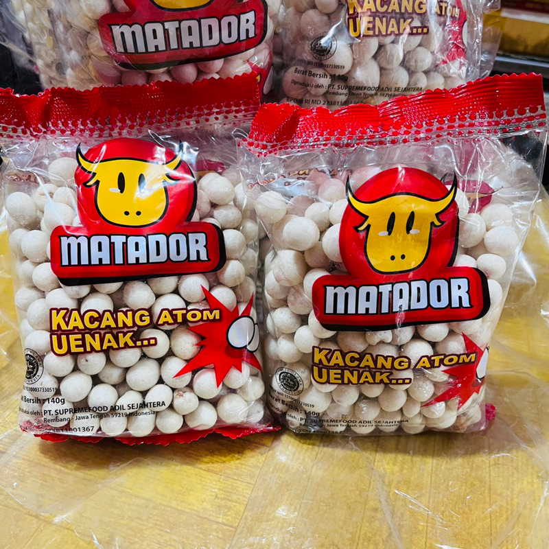 1BKS KACANG SUKRO ATOM MATADOR PACKING 140gram