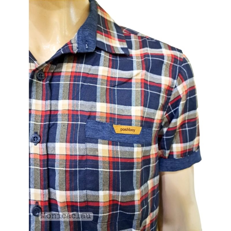Kemeja Pria Poshboy Original Ulyanosk Casual Shirt Katun kotak