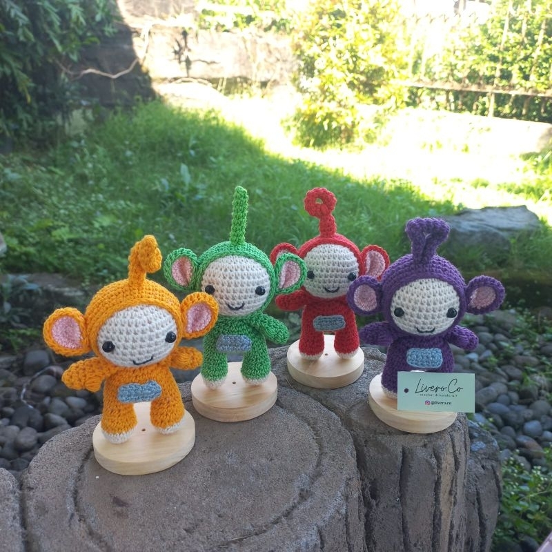 TELETUBBIES AMIGURUMI/BONEKA RAJUT TELETUBBIES