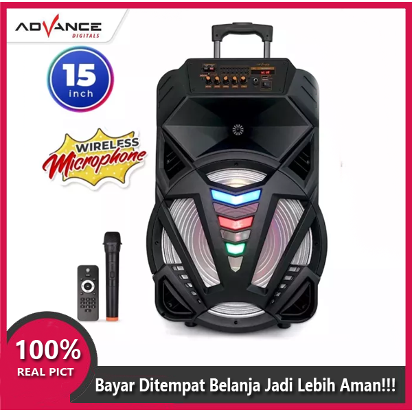 Speaker Bluetooth Advance K1501 Speaker PA Hi Fi Portable