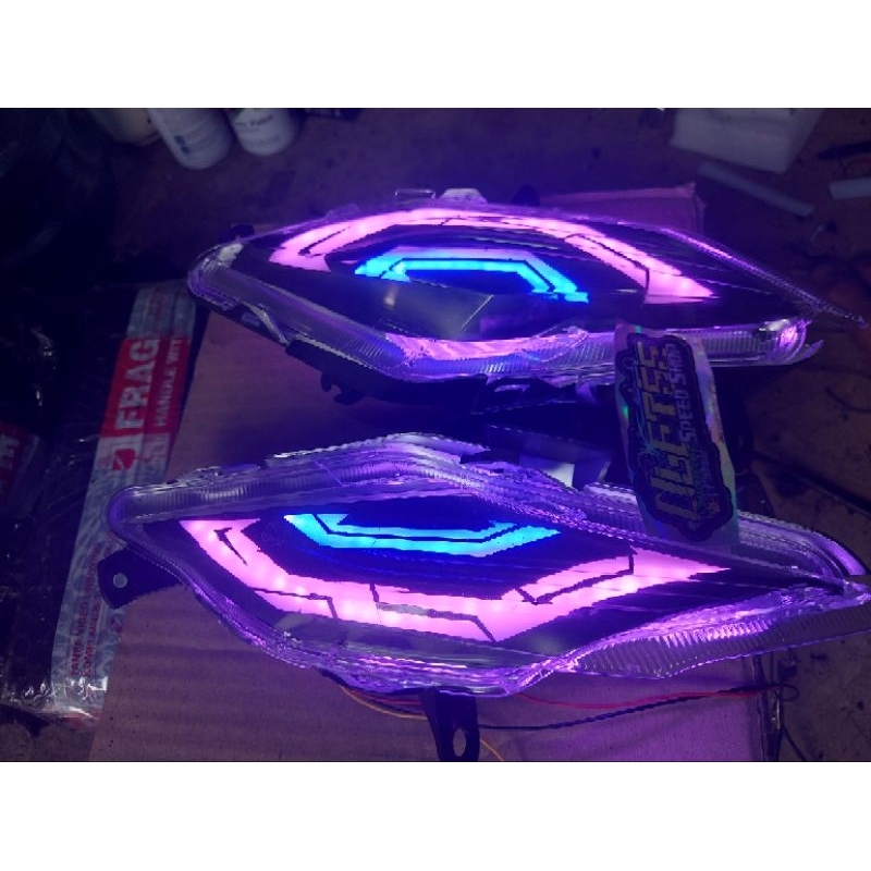 lampu sein depan beat new deluxe 2020 2021 2022 2023 custom alis running runing sein senja welcome c