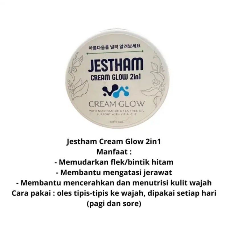 PAKET WAJAH KOREAN JESTHAM /READY SIAP KIRIM/FREE GIFT CANTIK