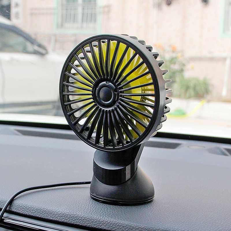 USB Car Fan Single 360 Kipas Angin USB Portable Kipas Mobil Mini Fan