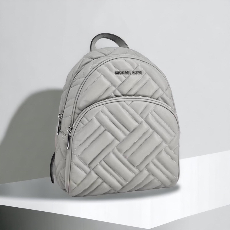Michael Kors MK Abbey Medium Quilted Leather Backpack