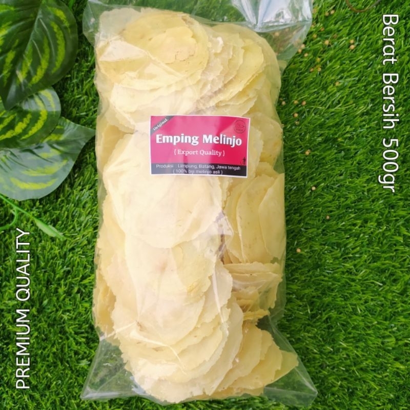 

EMPING MELINJO MENTAH 1KG UKURAN LEBAR TERLARIS