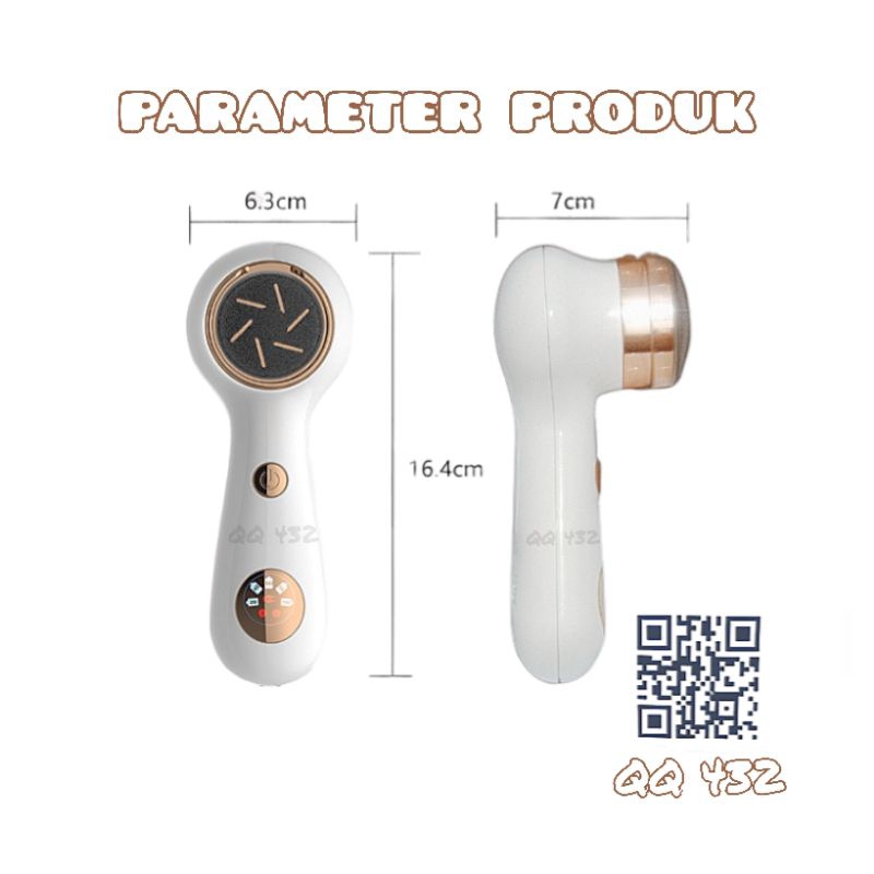 [New Item] Rechargeable Callus remover Alat penghalus tumit kaki pedicure manicure Alat perawatan kaki penghilang kapalan kaki pecah pecah kulit mati ditelapak kaki