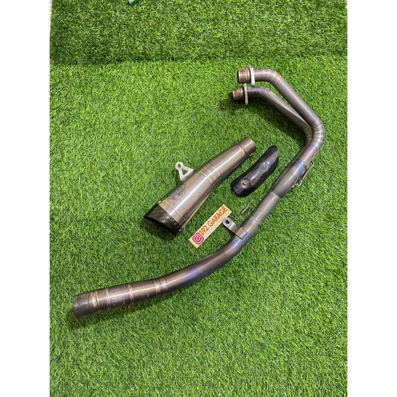 knalpot r9 h2 titanium original cbr250rr pesenan om muhammad irfan