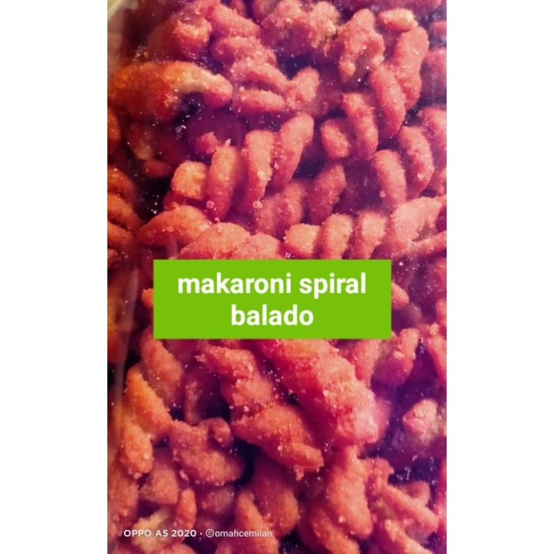 

makaroni spiral balado daun jeruk