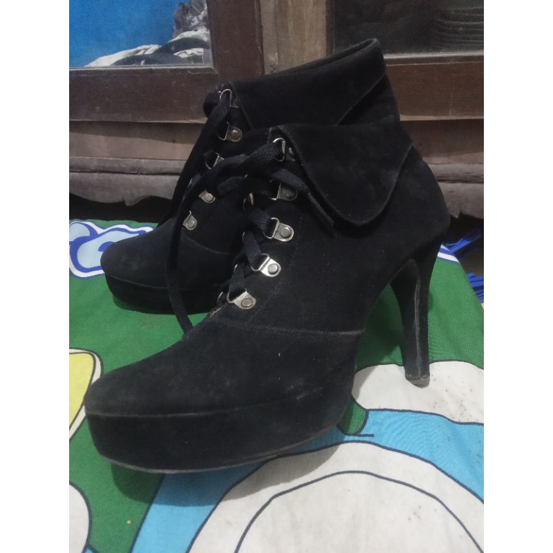 PL boots heels bludru 9cm size 39
