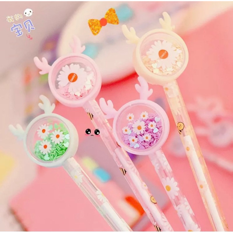 

DSX - Pena Karakter Gliter Bunny Pulpen Gliter Kelinci