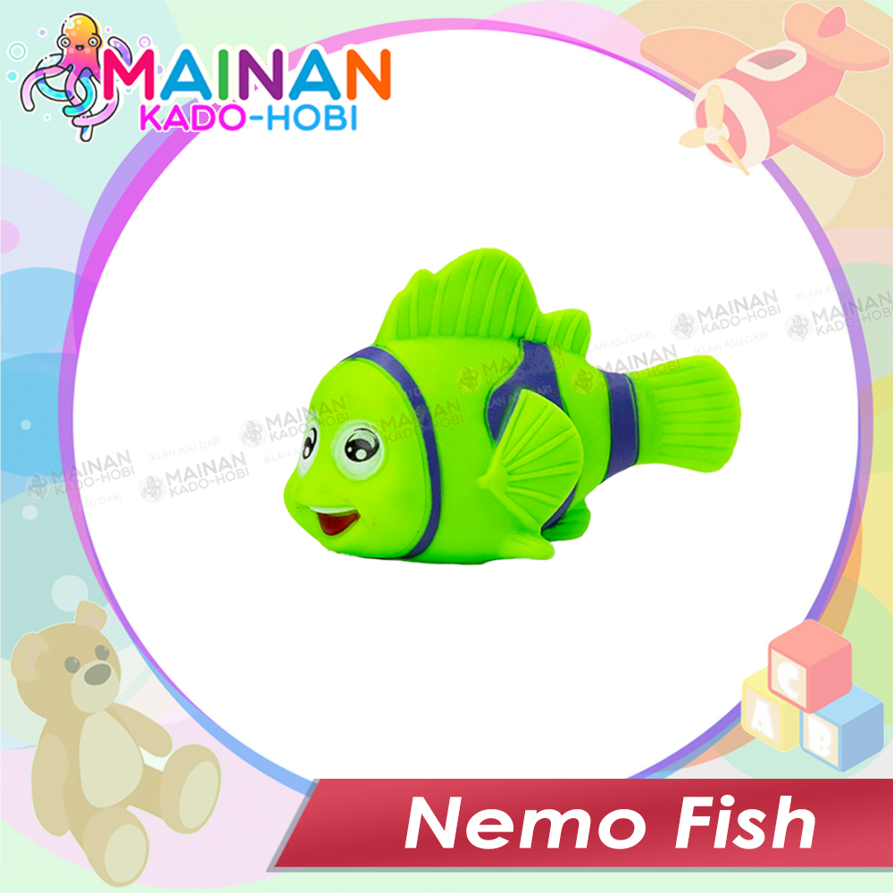 MAINAN MANDI ANAK BAYI KARAKTER SEA ANIMAL IKAN NEMO FISH