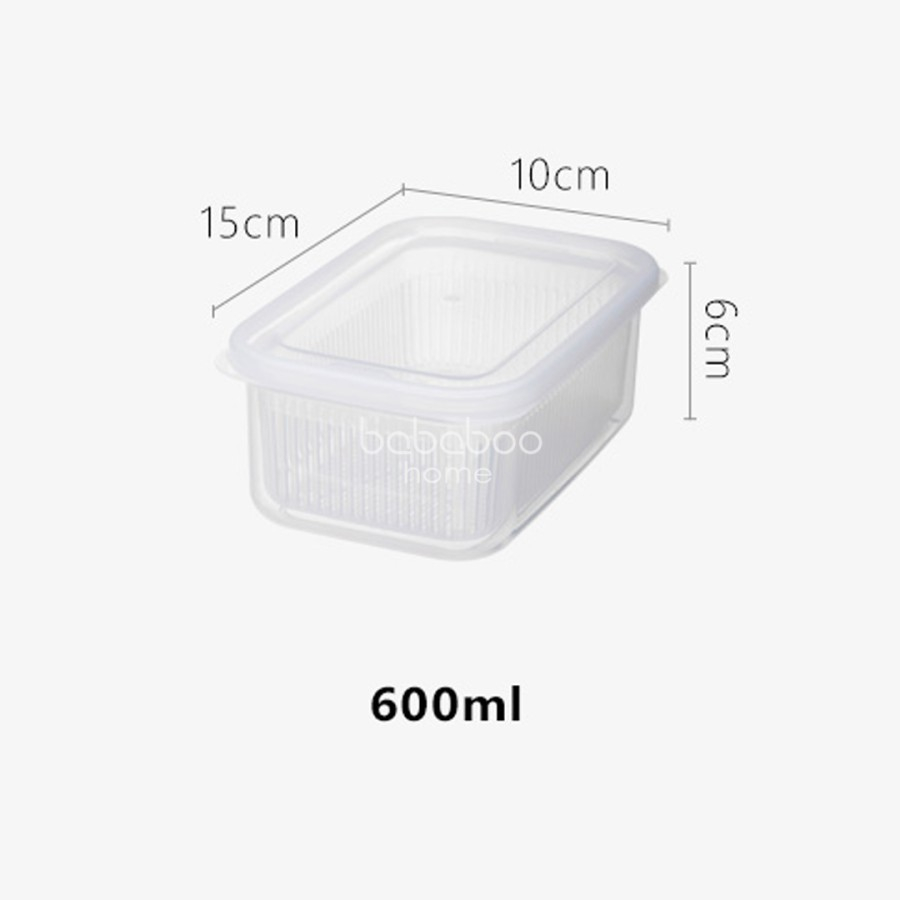 Nihon Food Container with Drainer